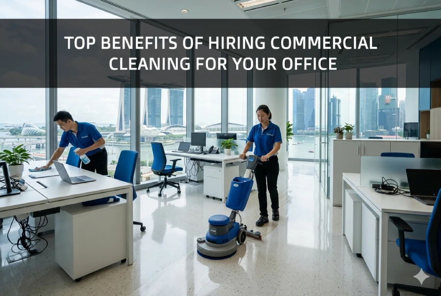 Top Benefits of Hiring Commercial Cleaning Singapore for Your Office