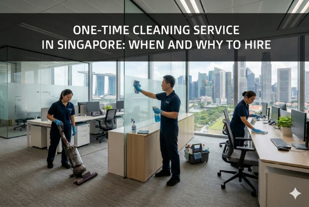 One-Time Cleaning Service in Singapore: When and Why to Hire