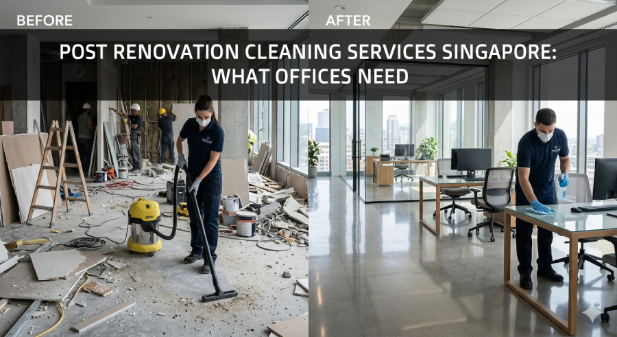 POST RENOVATION CLEANING SERVICES SINGAPORE: WHAT OFFICES NEED